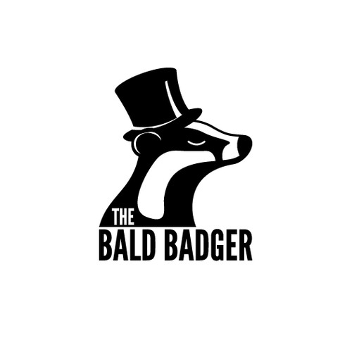 Bald Badger vintage logo
