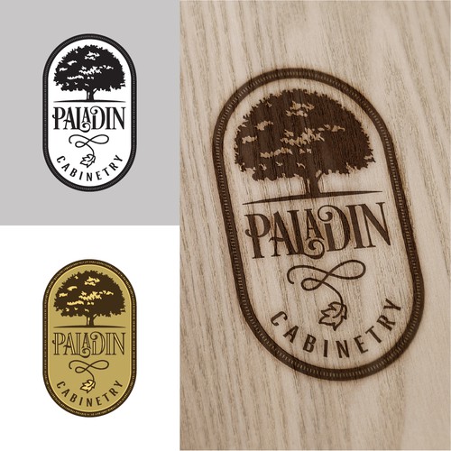 Upscale logo for custom cabinet maker