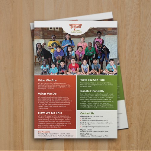 Non profit firm flyer design