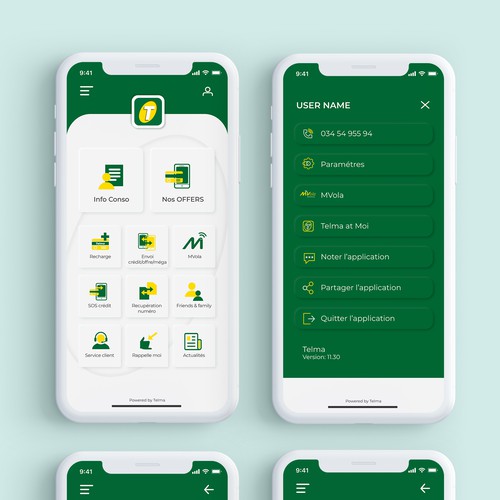 Telma App Design