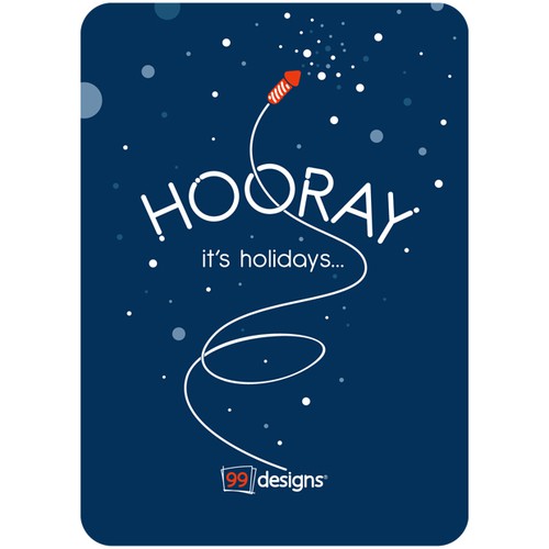 BE CREATIVE AND HELP 99designs WITH A GREETING CARD DESIGN!!