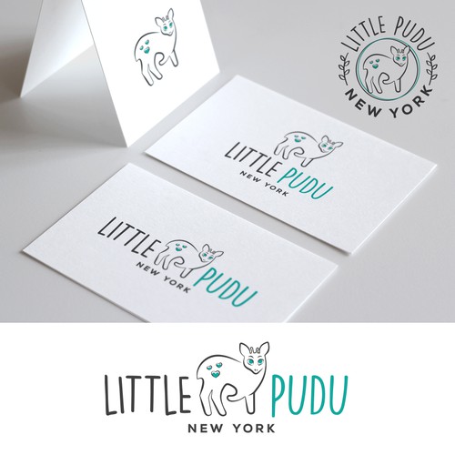 Baby and kids clothing logo Little Pudu New York