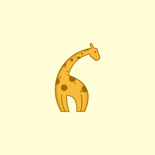 Unique Logo to Save the Giraffes in Africa