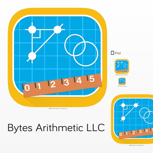 New icon or button design wanted for Bytes Arithmetic LLC