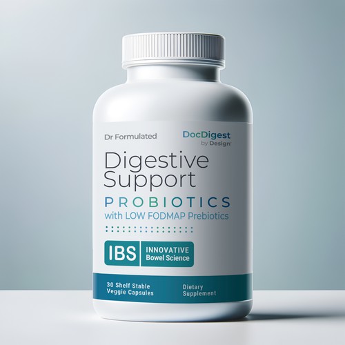 Digestive Support Label Design