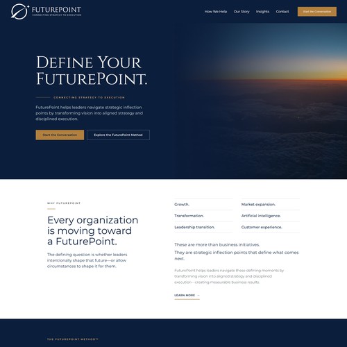 Custom Squarespace Website for a Strategic Advisory Firm