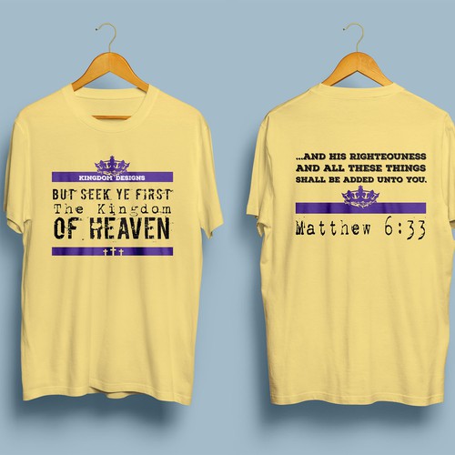 Flexible, Editable T-Shirt for Bible Verses