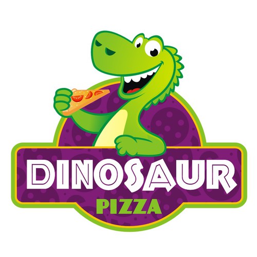 Dinosaur Pizza Logo