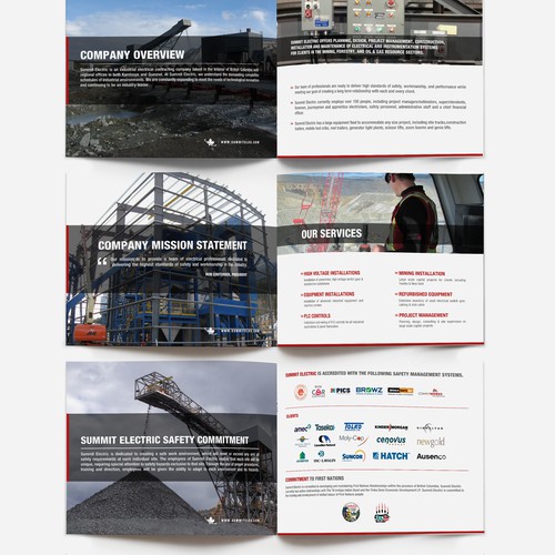 REDESIGN SUMMIT ELECTRIC'S COMPANY OVERVIEW BROCHURE