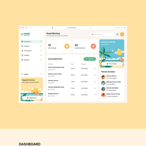 Summer Sanity Dashboard