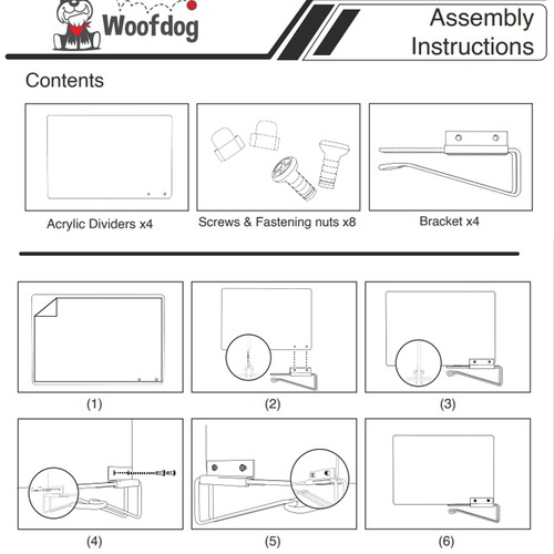 Product assembly instructions