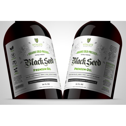 label for blackseed oil