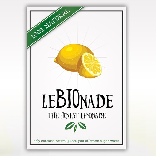 The Honest Lemonade Label