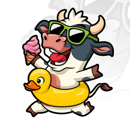 Mascot for The Barn Ice Cream