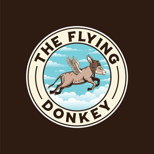 The Flying Donkey Logo