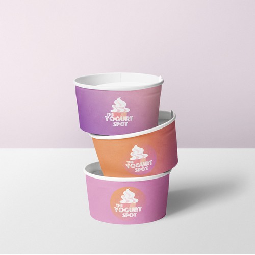 Logo concept for a Frozen Yogurt place