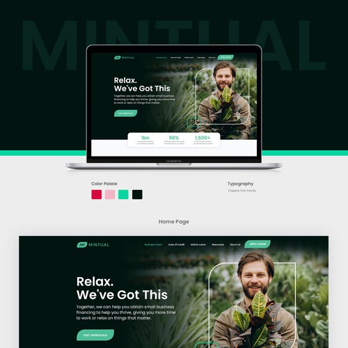 Mintual Website Design