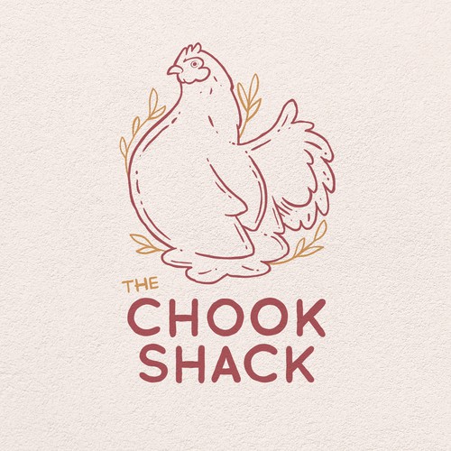 Feathered Delights: Crafting the Perfect Logo for 'The Chook Shack' – Your Premier Pet Chicken Supplier and Online Poultry Emporium