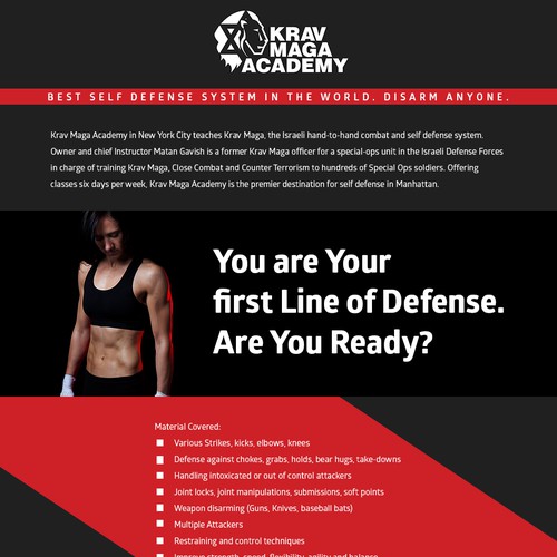 Email Template for a boutique fitness club