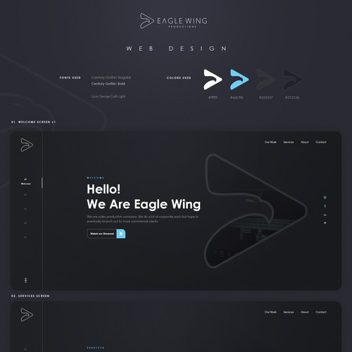 Eagle Wing Productions Premium Web Design