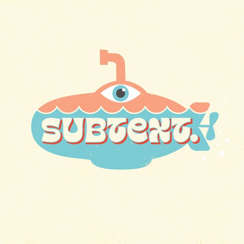 Retro logo design entry.