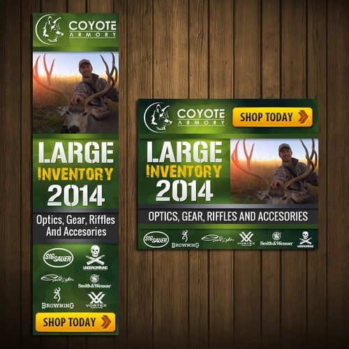 Banner Add for Coyote Armory