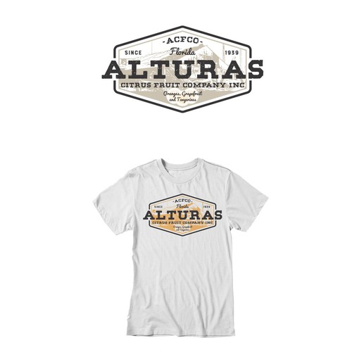 Create a T-Shirt for a Vintage Florida Citrus Company