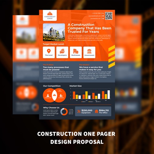 Construction One-Pager Design