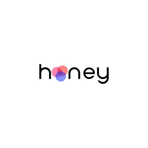 the concept of the logo for  Honey