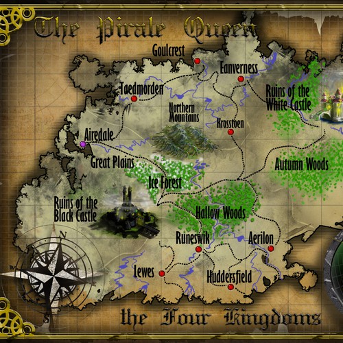 Fantasy novel  Map