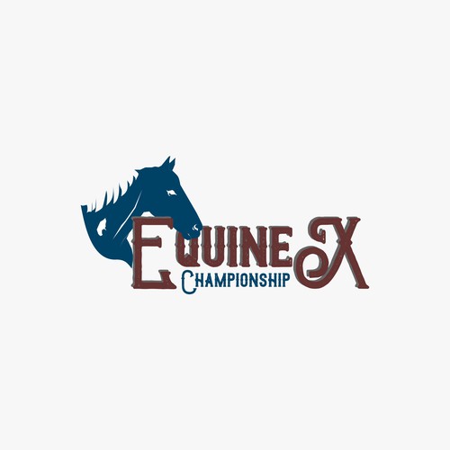 Emblem logo concept for EquineX