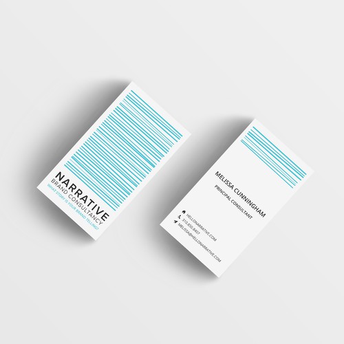 Business Card Design, Narrative Consultancy