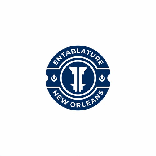 Logo concept update Entablature's social media and apparel