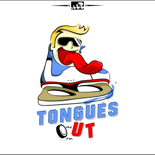 Cartoon Character Logo "Tongues Out"