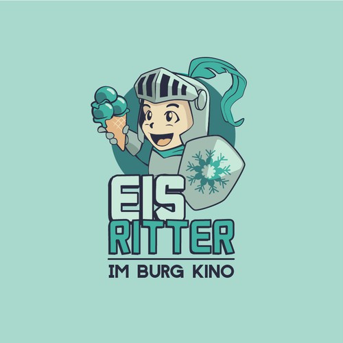 Eis Ritter logo design concept