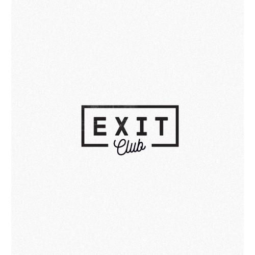 "Exit Club": Invite-only social club needs epic logo