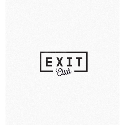 "Exit Club": Invite-only social club needs epic logo