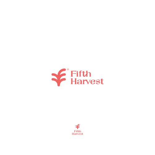 minimalist logo for a farming startup