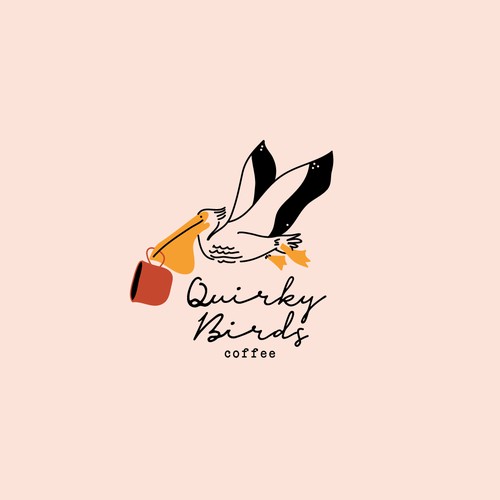 Logo Concept for Quirky Birds Coffee