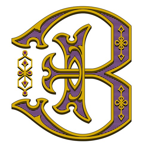 Luxury Victorian Logo for B'zar Fragrance Company