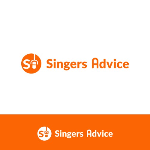 Create a dynamic, inspiring and eye catching logo for Singers Advice.