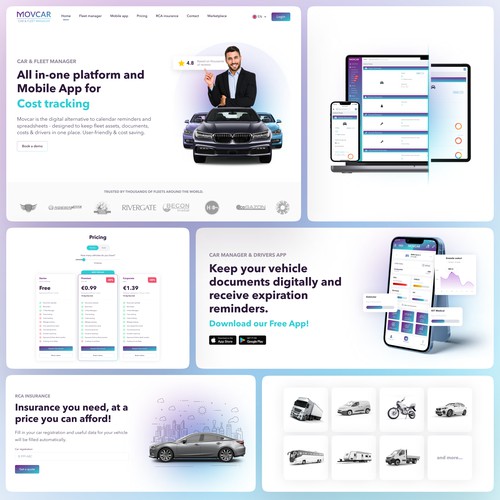 Movcar - website