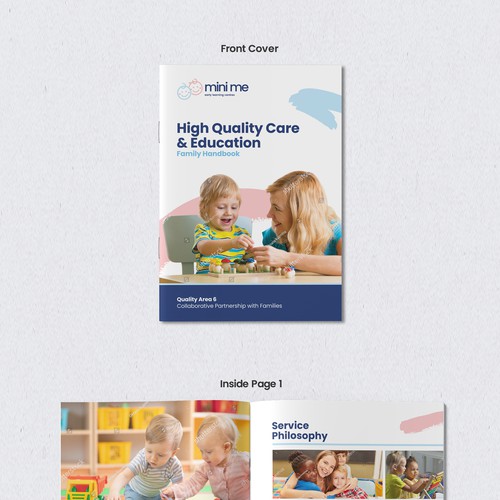 Hanbook design for Mini Mee Early Learning Center