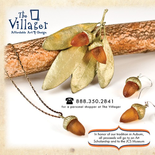 The Villager Jewelry Ad 