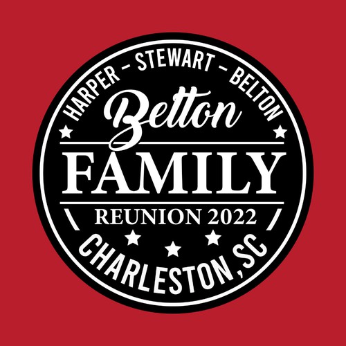 Belton family reunion logo design