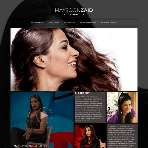 Maysoon Zaid Website