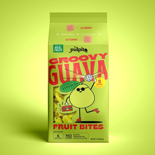 Creative Guava Candy Packaging Design