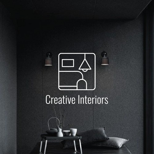 Logo design concept for Creative Interiors