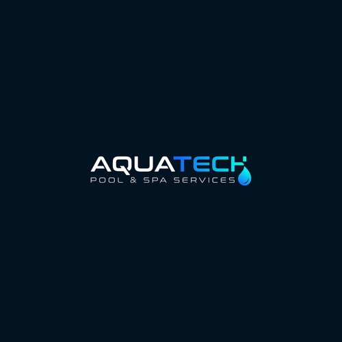 AquaTech Logo Design