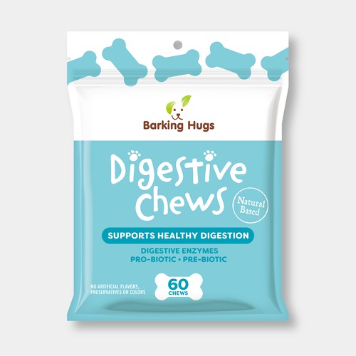 Playful Dog Supplement Packaging